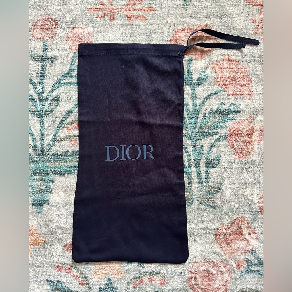 7.75x15.5” Dior Blue Dust Bag